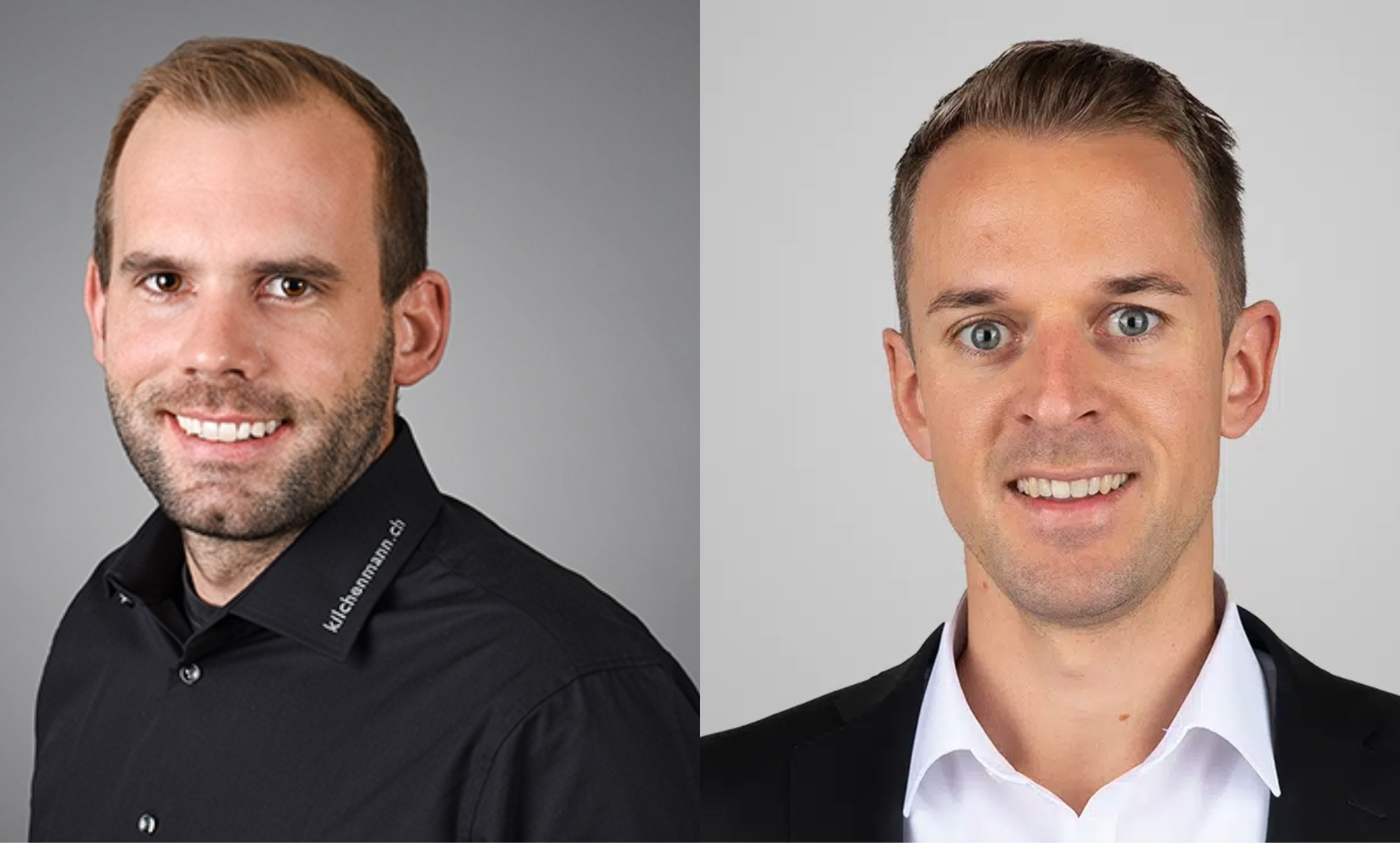 Patrick Gasser, CEO Kilchenmann AG | Philipp Burkhardt, CEO auvisio ag
